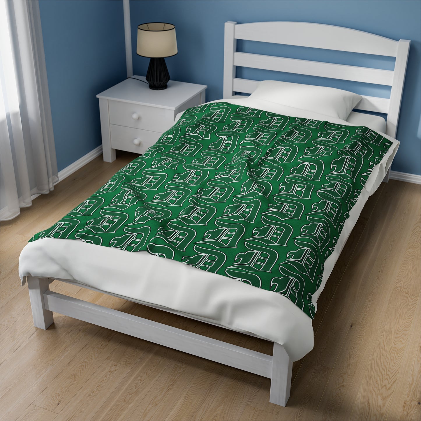 Green Sox Velveteen Plush Blanket 6