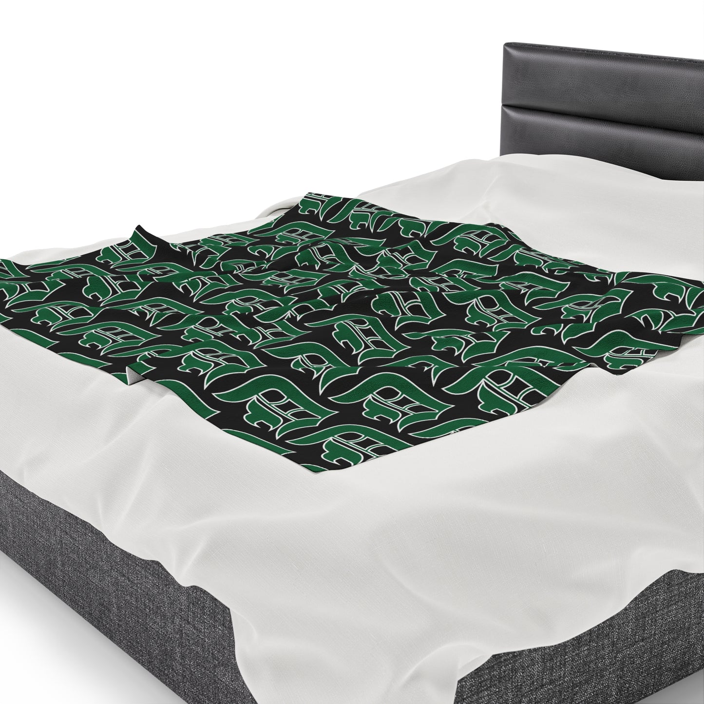 Green Sox Velveteen Plush Blanket 5