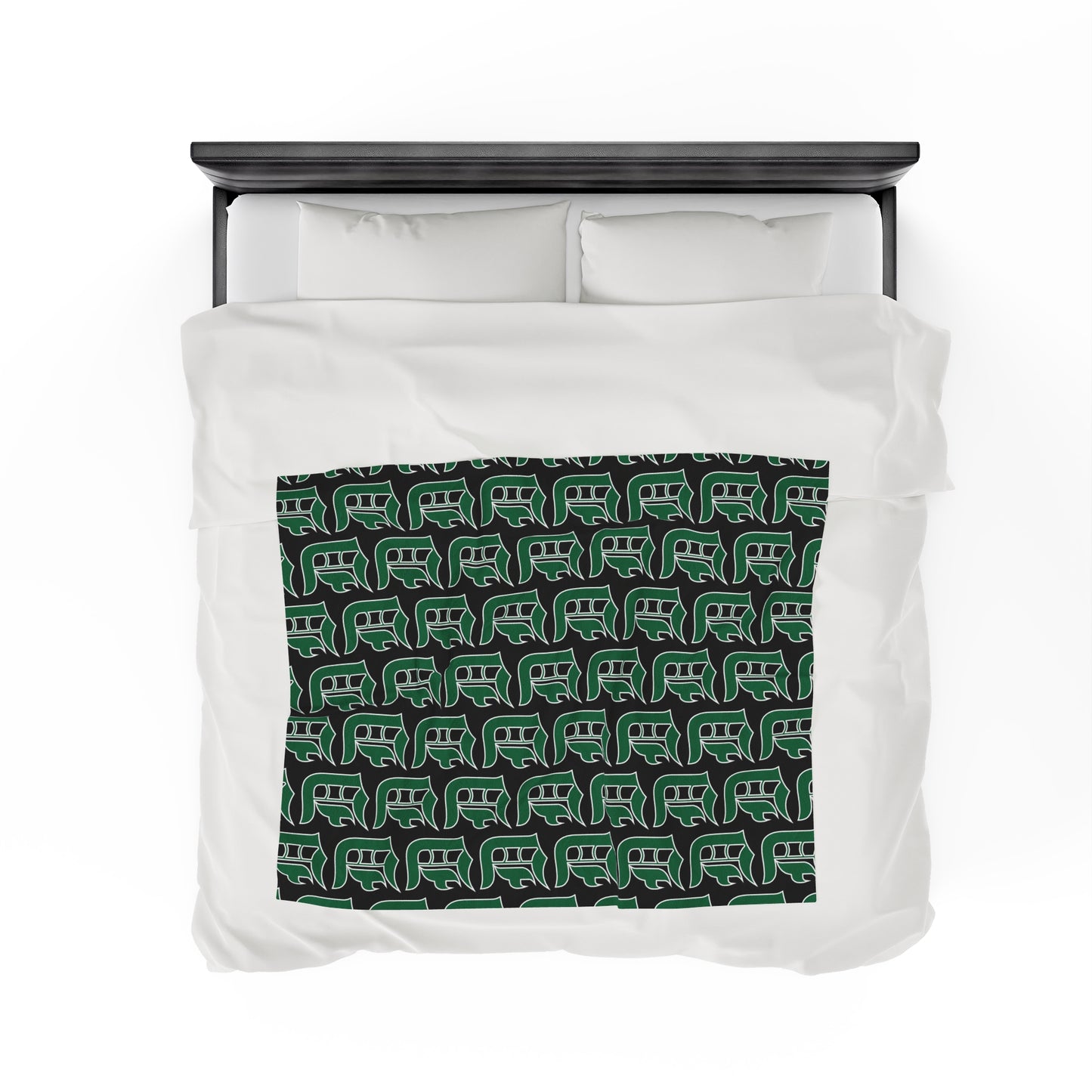 Green Sox Velveteen Plush Blanket 5