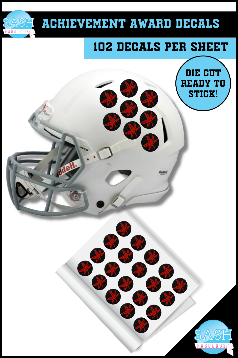 Sports Decal AWARD SHEETS