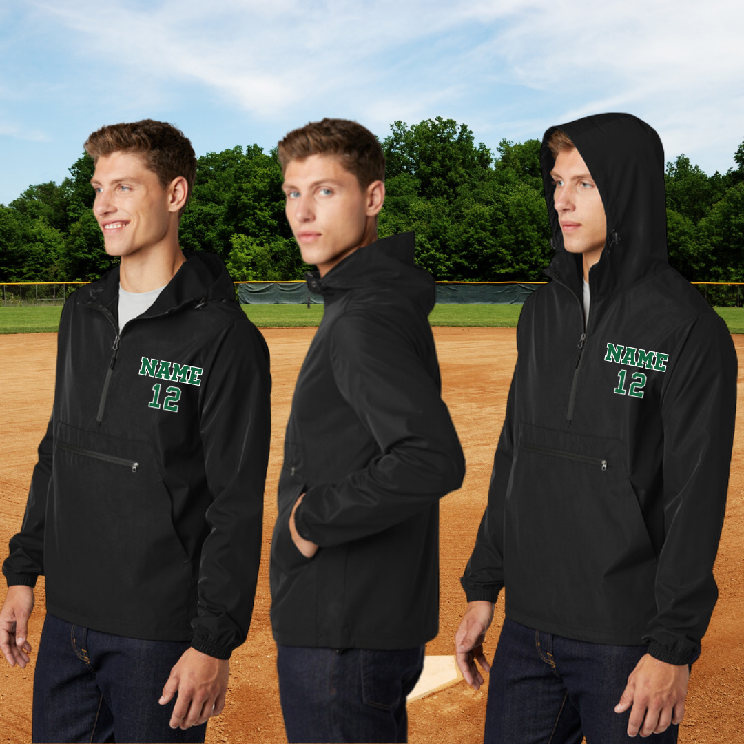 Packable GREEN SOX Windbreaker Anorak