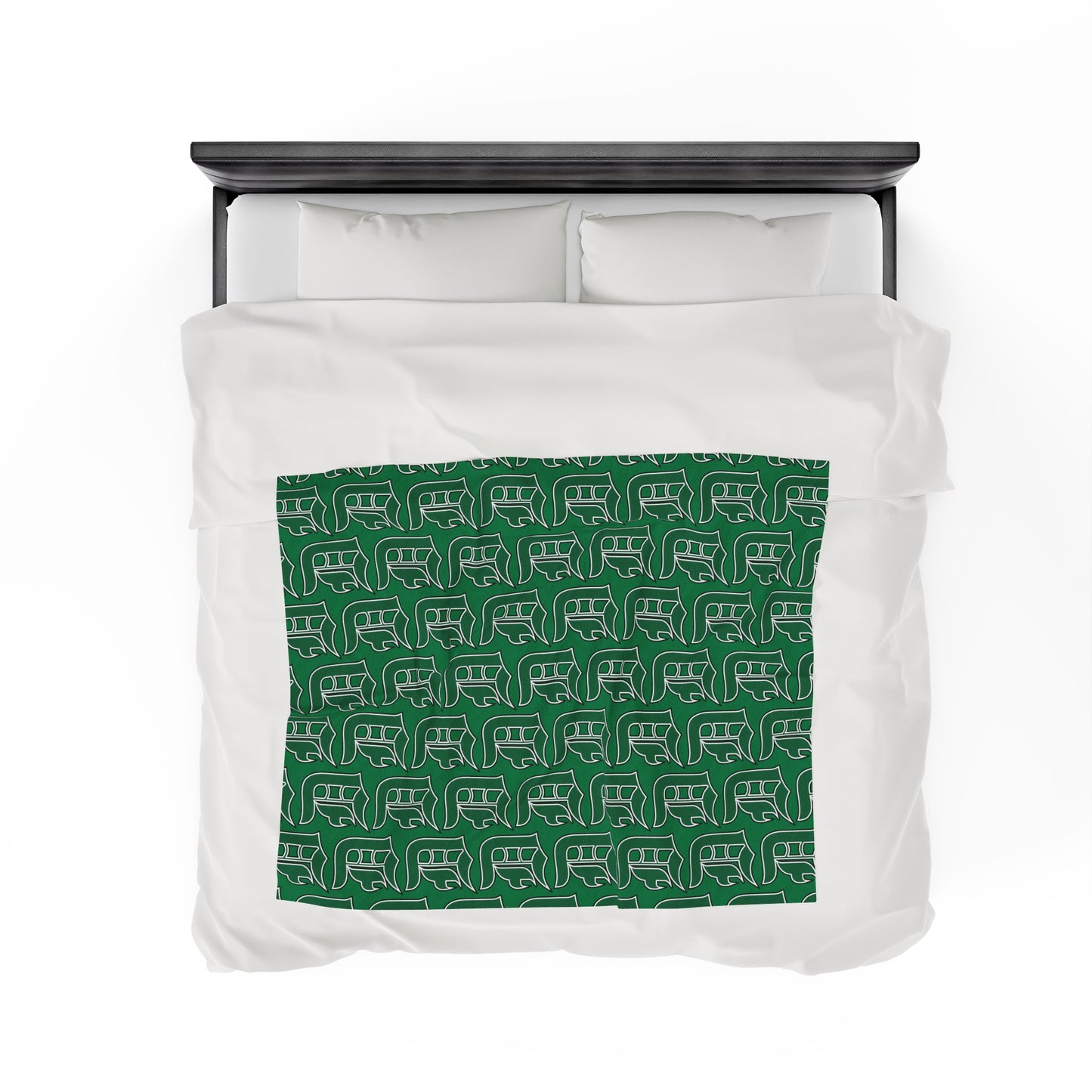 Green Sox Velveteen Plush Blanket 6