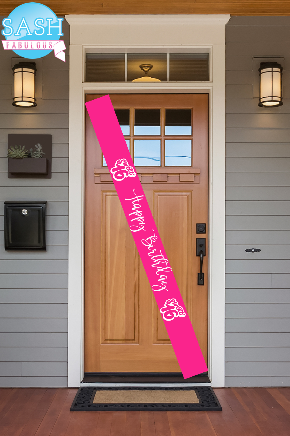 Diagonal Door Ribbons