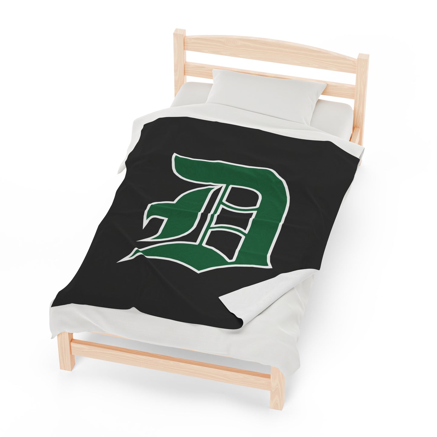 Green Sox Velveteen Plush Blanket 3