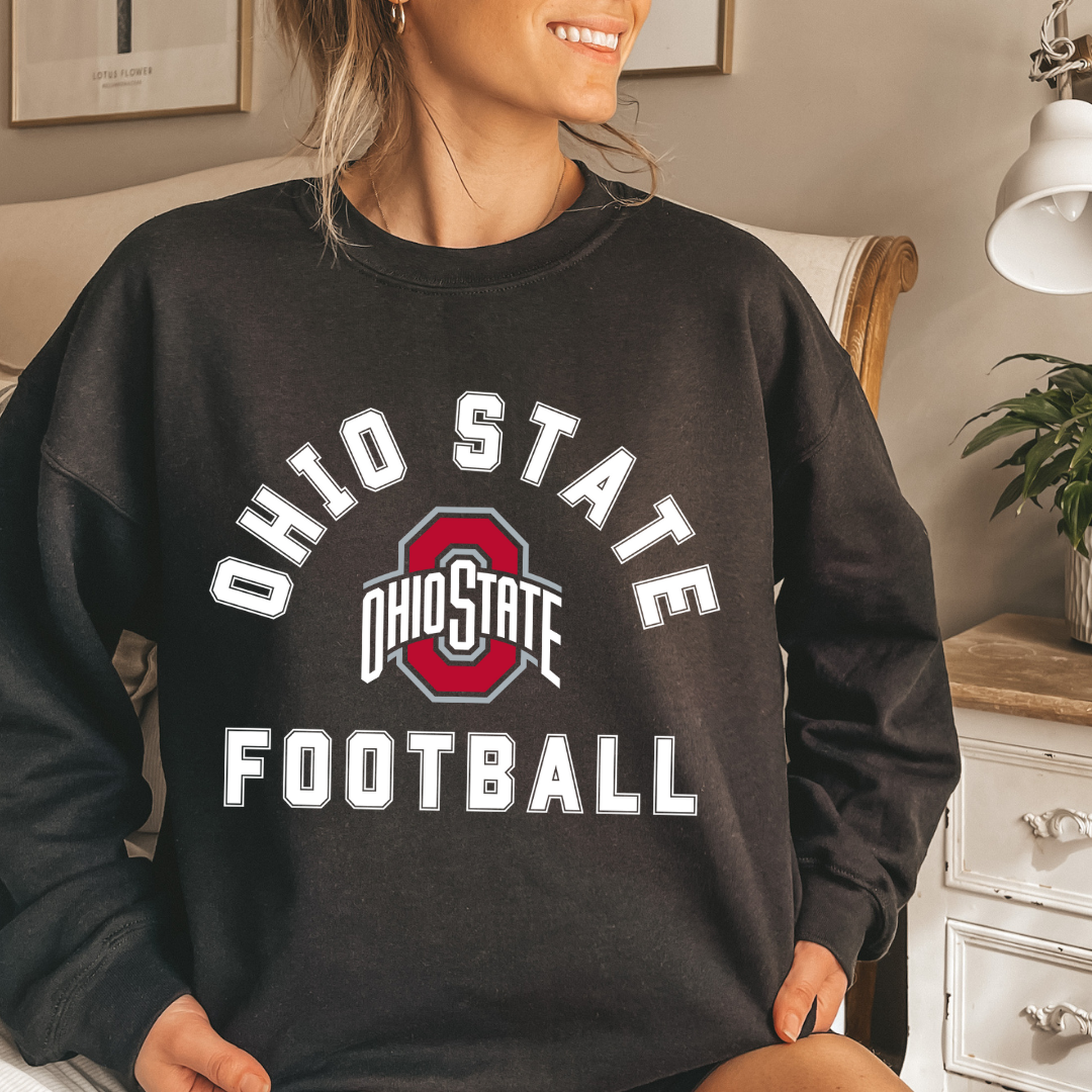 FOOTBALL Buckeye Crewneck Sweatshirt