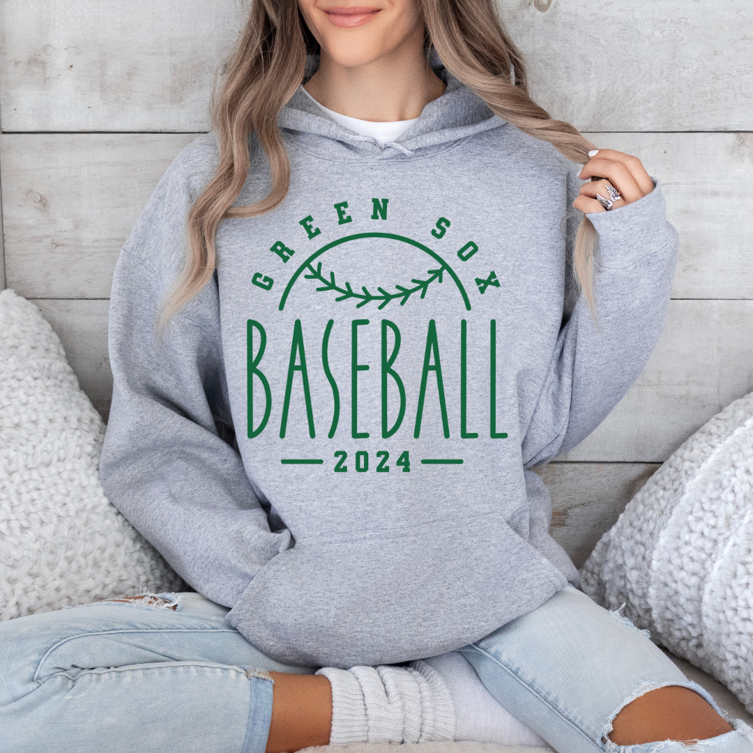 Green Sox Thin Line Hoodie