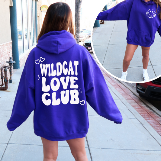 Hilliard WILDCAT LOVE CLUB Hooded Sweatshirt