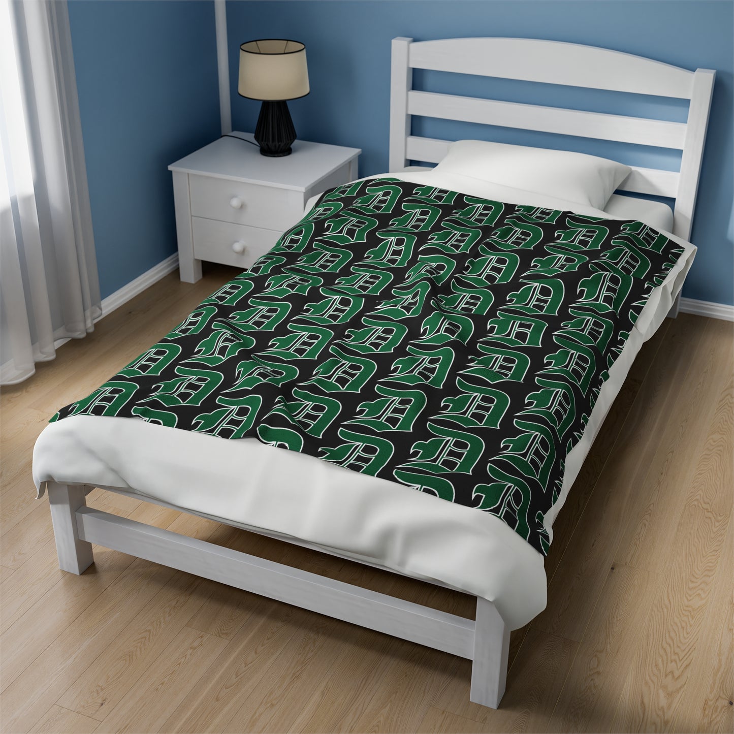 Green Sox Velveteen Plush Blanket 5