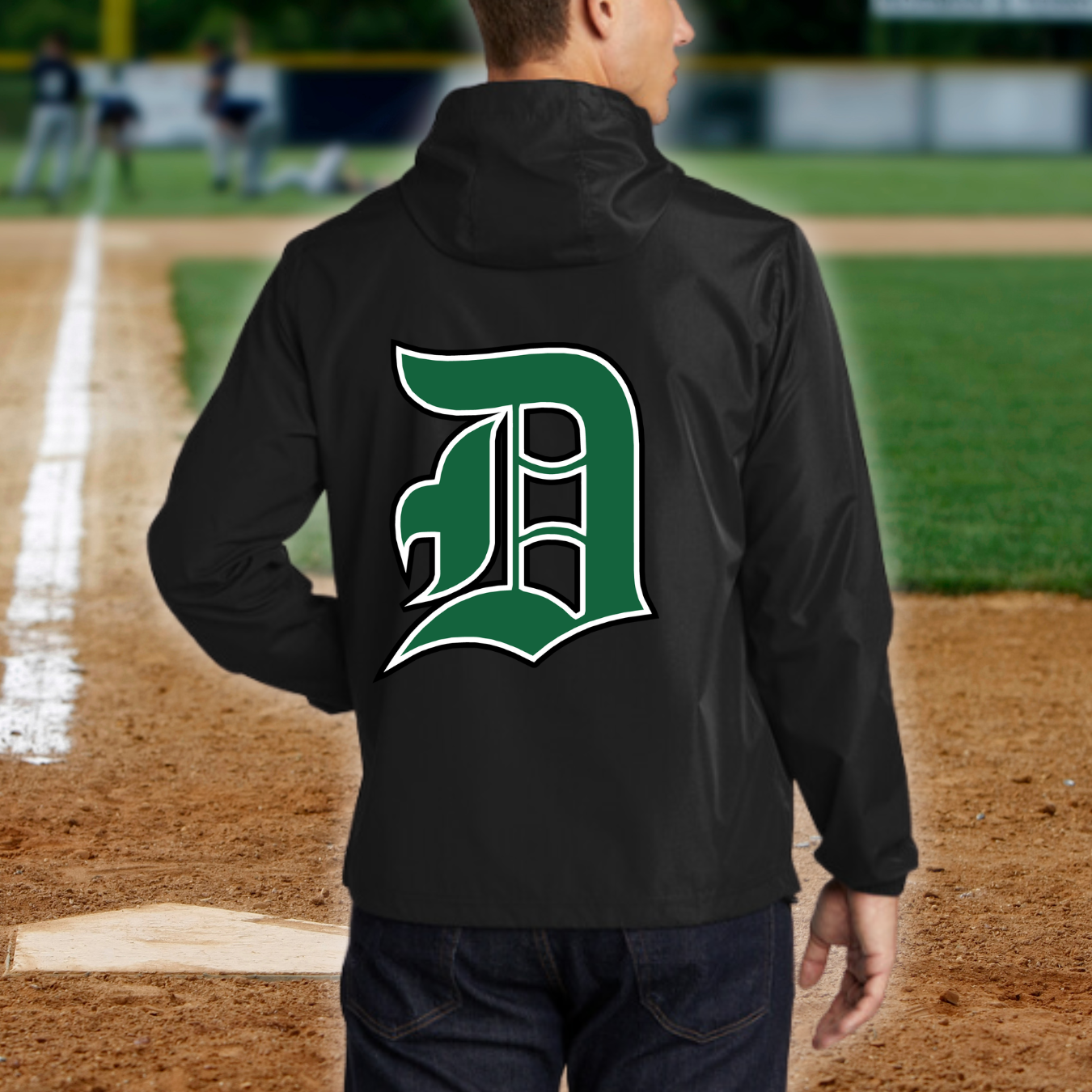 Packable GREEN SOX Windbreaker Anorak