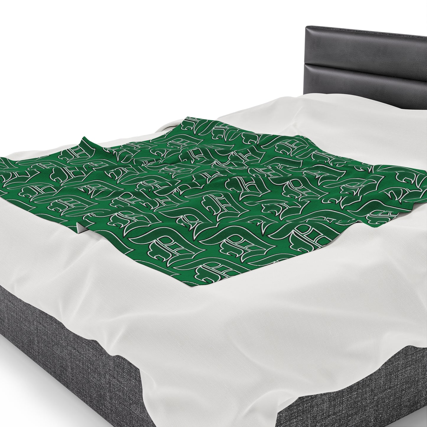 Green Sox Velveteen Plush Blanket 6