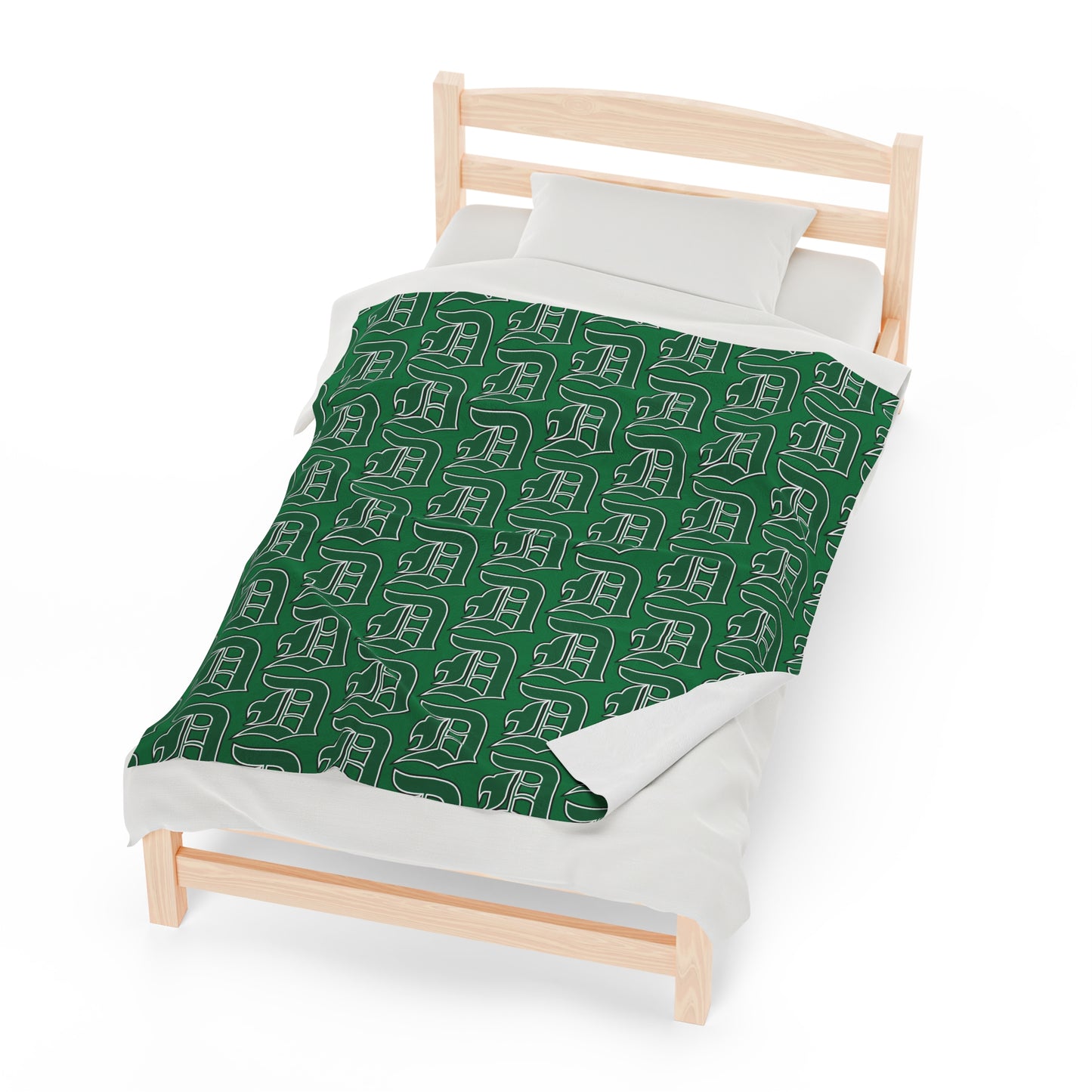Green Sox Velveteen Plush Blanket 6