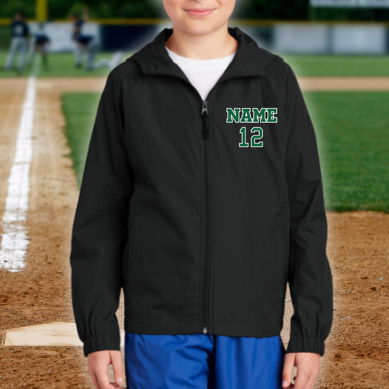 Youth GREEN SOX Windbreaker Jacket