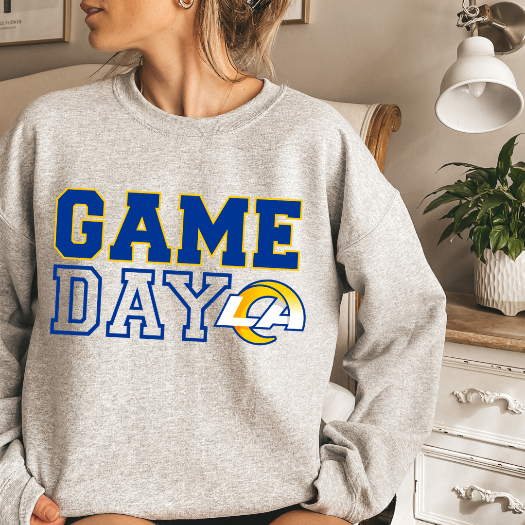 GAME DAY Rams Crewneck Sweatshirt