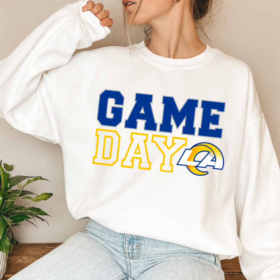 GAME DAY Rams Crewneck Sweatshirt