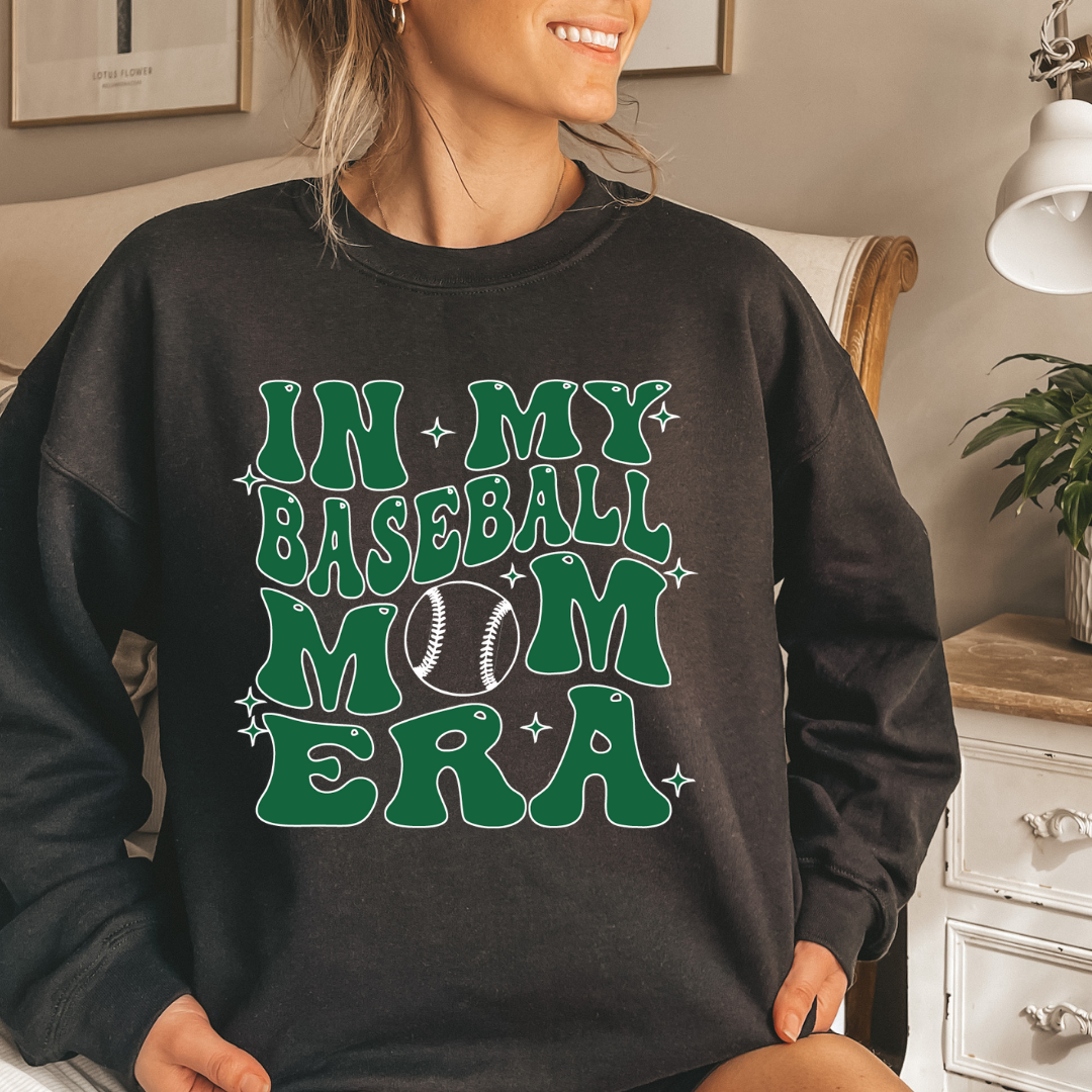 Green Sox Baseball Mom Era Crewneck