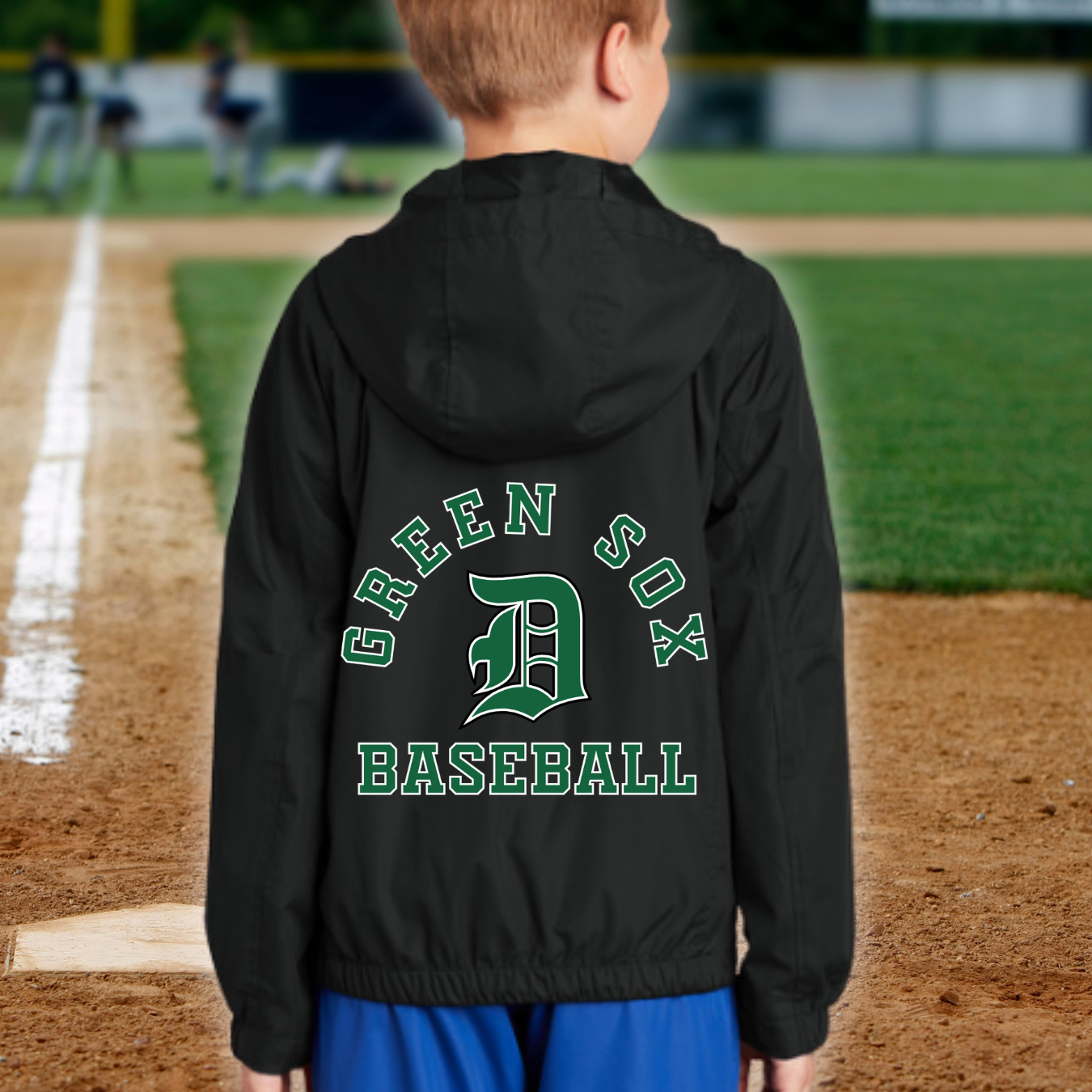 Youth GREEN SOX Windbreaker Jacket