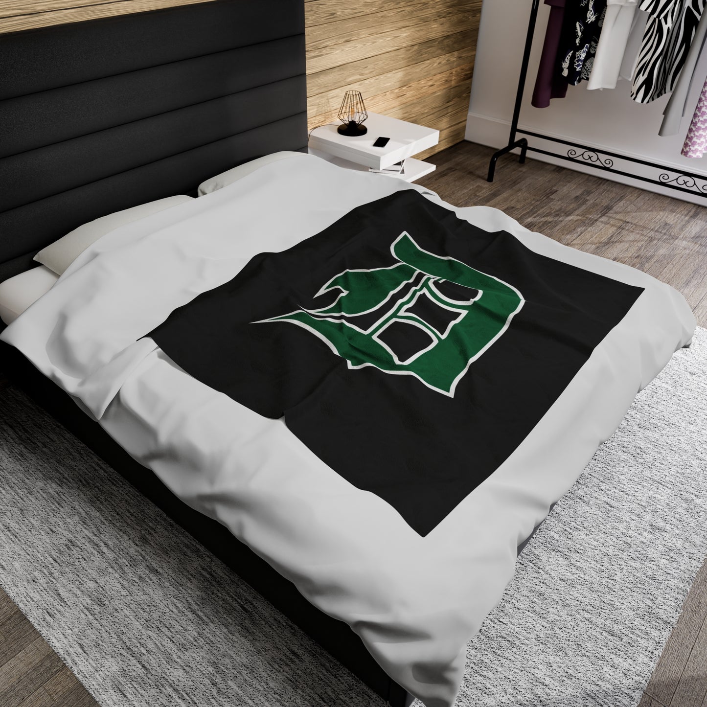Green Sox Velveteen Plush Blanket 3