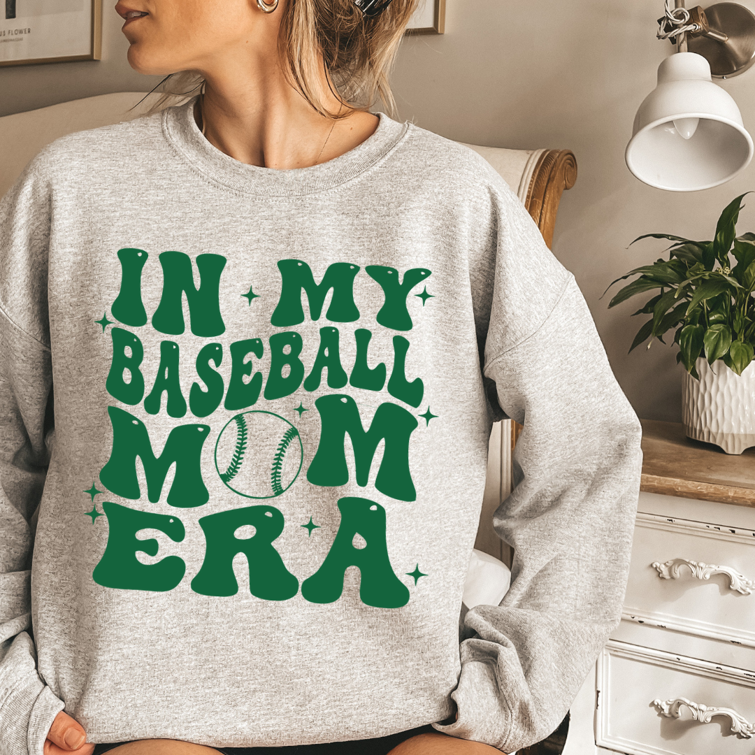 Green Sox Baseball Mom Era Crewneck