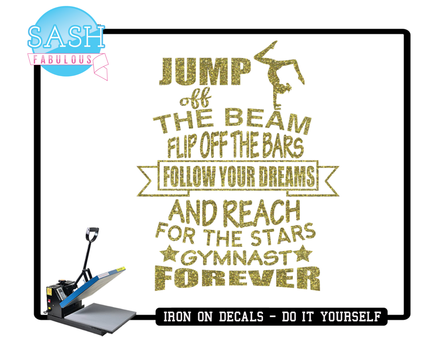 Gymnastics Decal 84