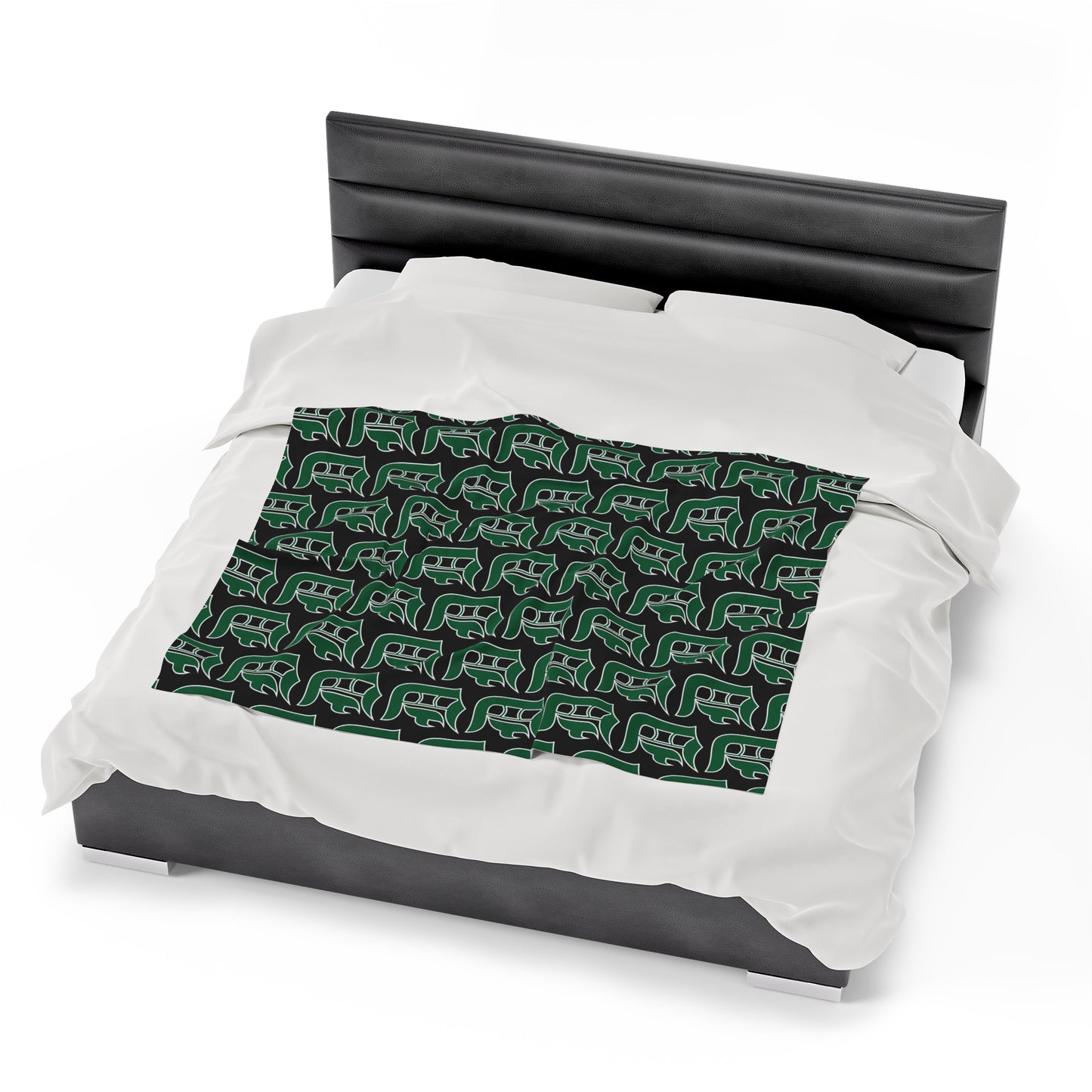 Green Sox Velveteen Plush Blanket 5