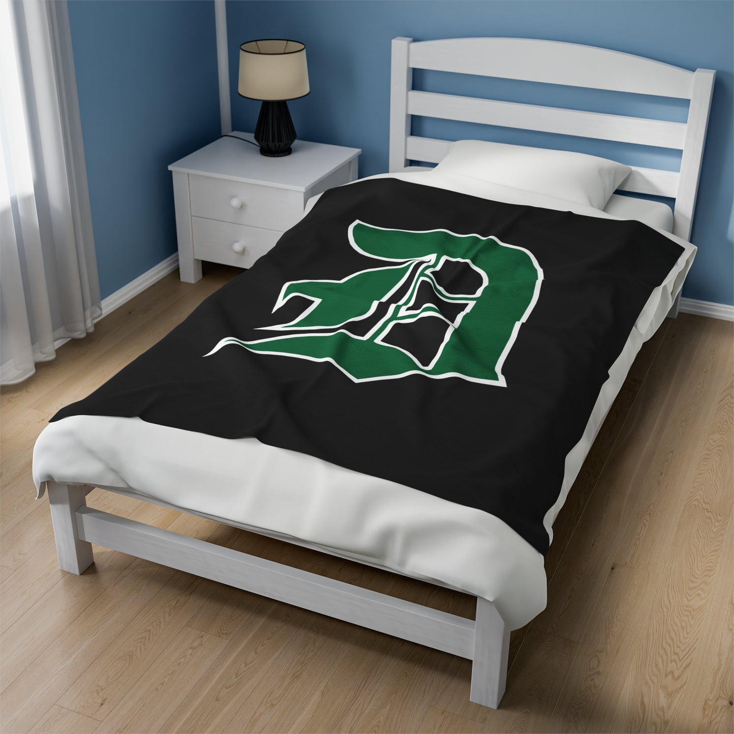Green Sox Velveteen Plush Blanket 3