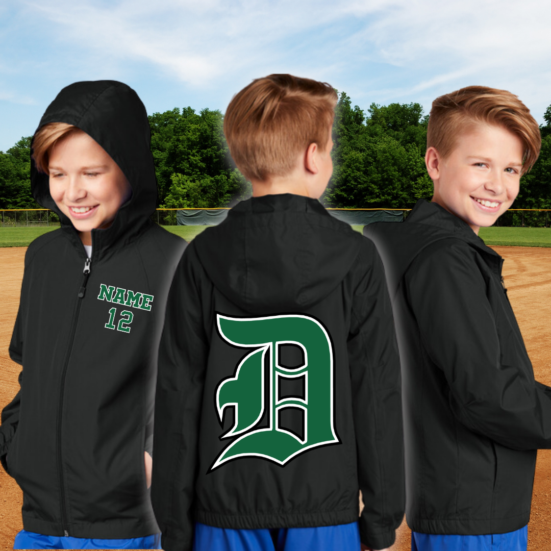 Youth GREEN SOX Windbreaker Jacket