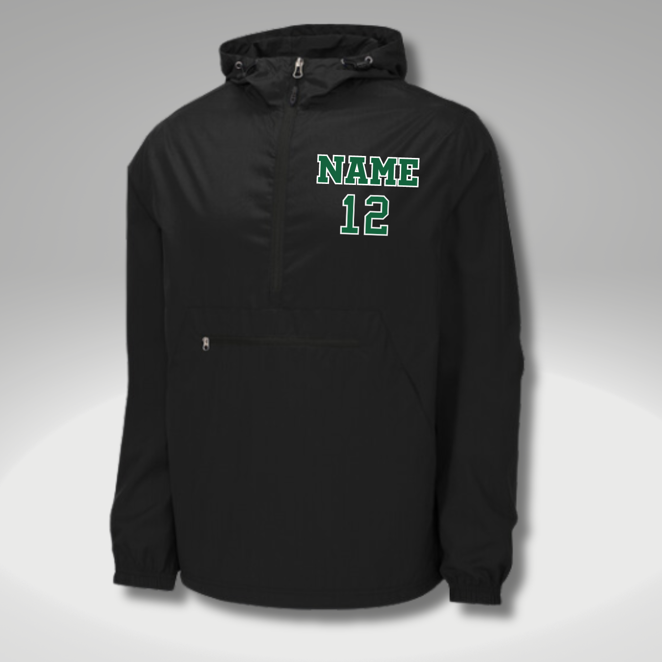 Packable GREEN SOX Windbreaker Anorak