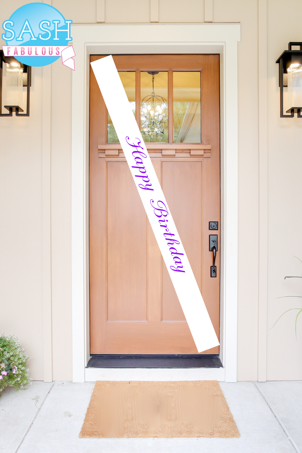 Diagonal Door Ribbons