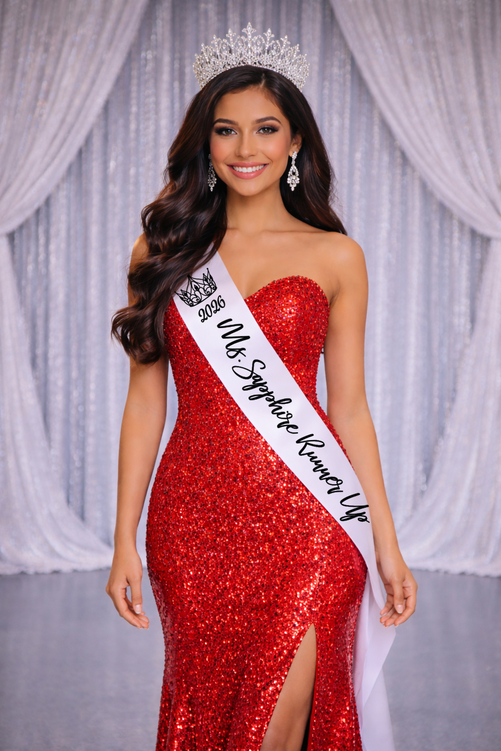 open lace back dress Pageant Sash Style 2 – SashFabulous