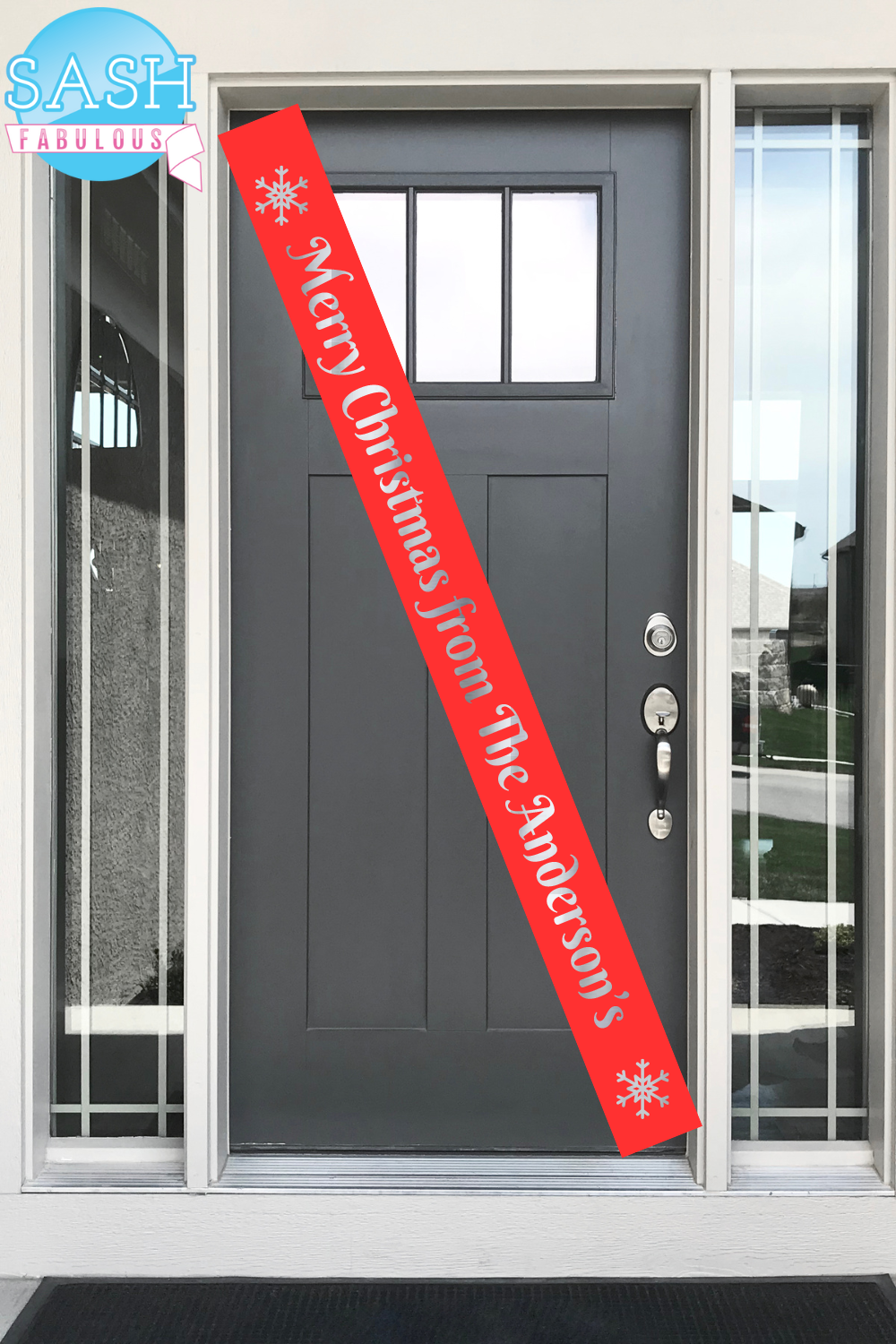 Diagonal Door Ribbons
