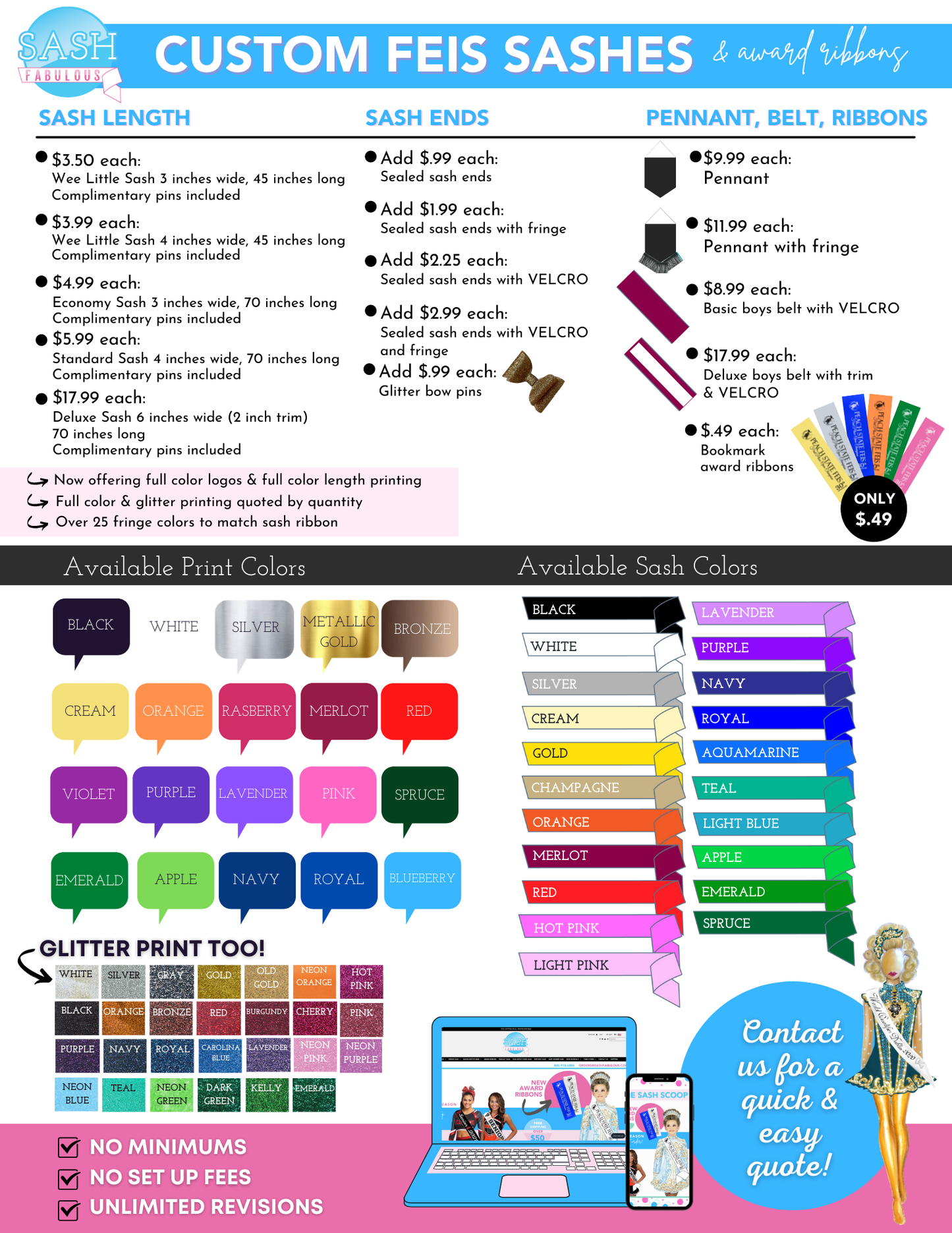 Feis Sash - CAMP AWARDS