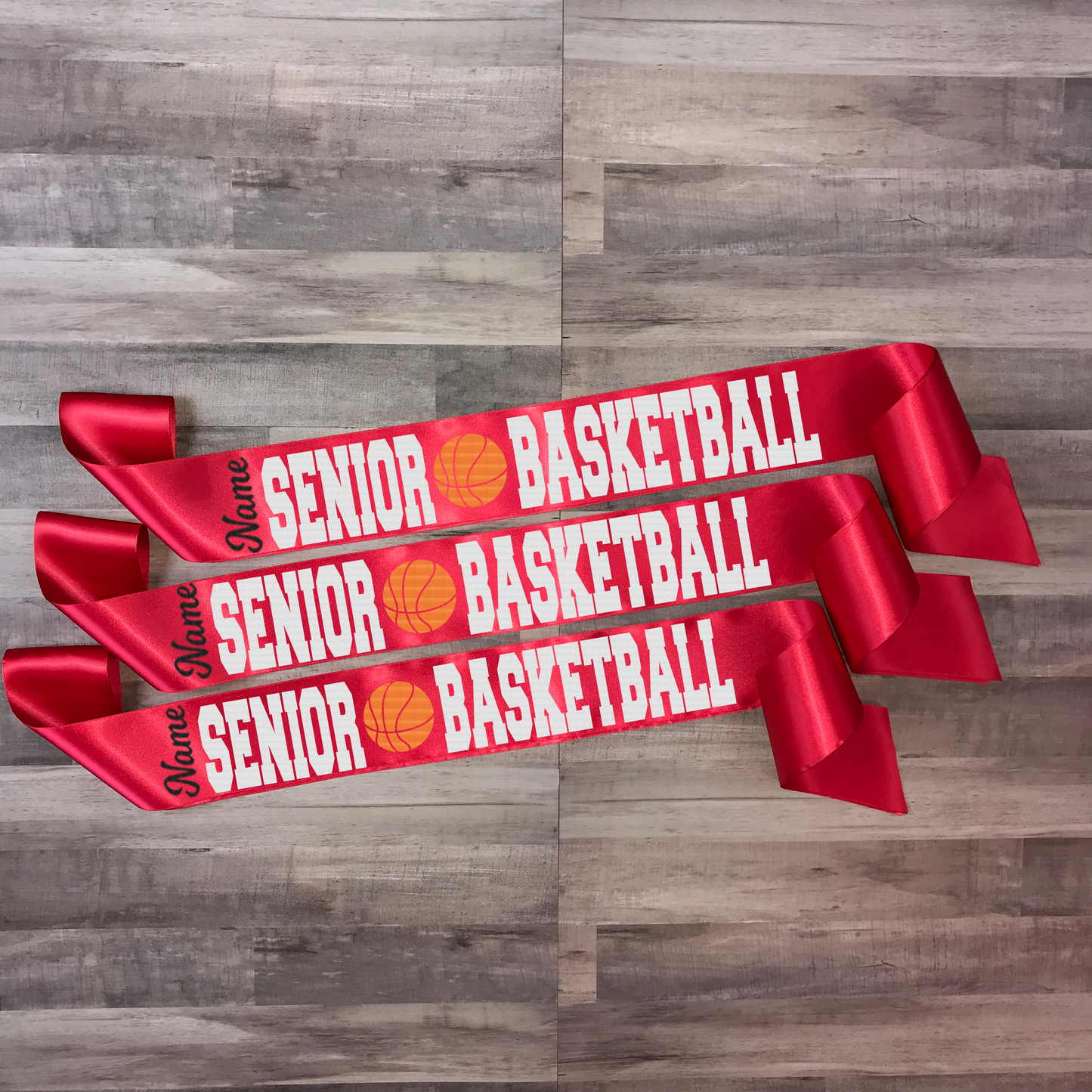 Basketball Senior Sash Style 3
