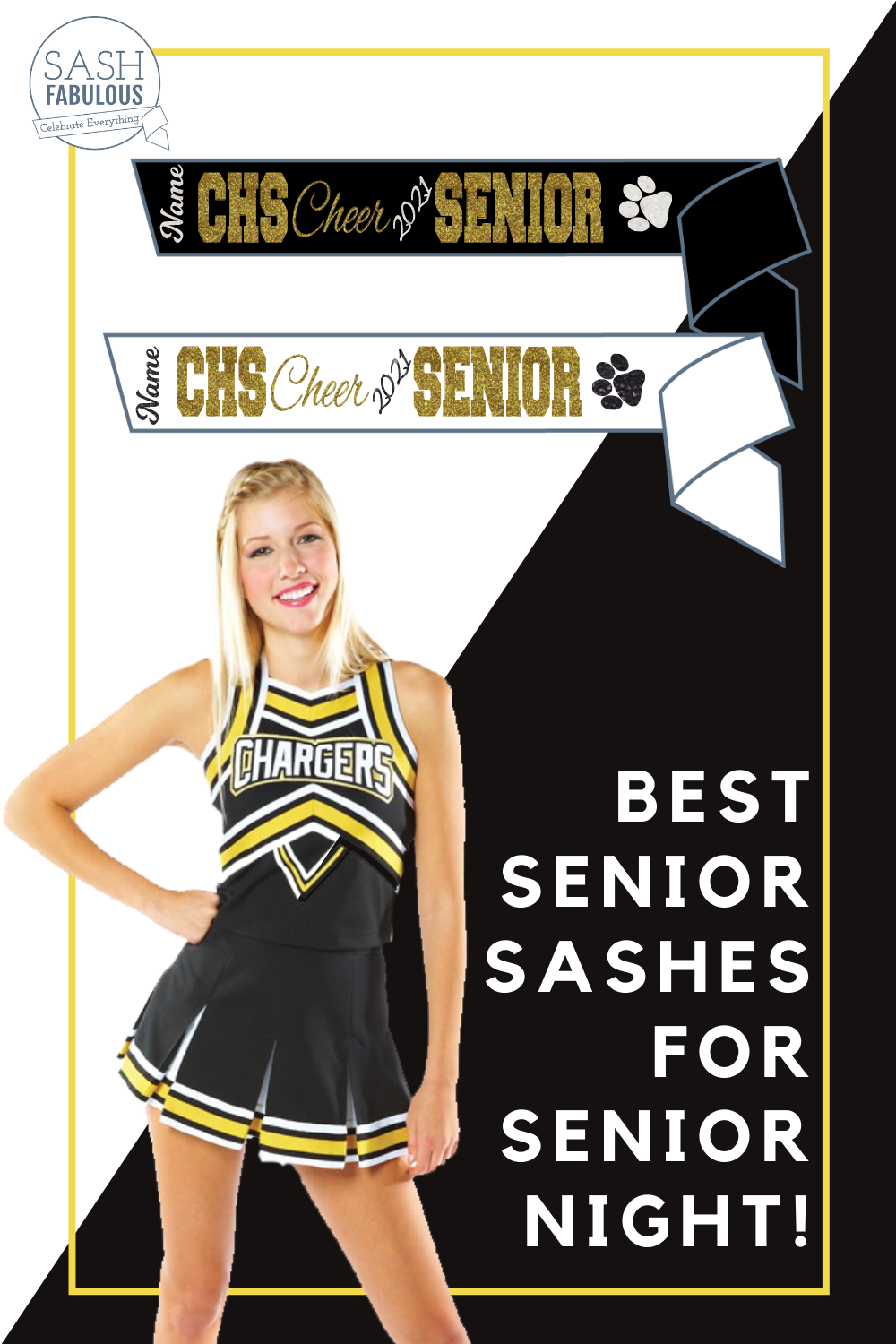 Senior Sash Style 11