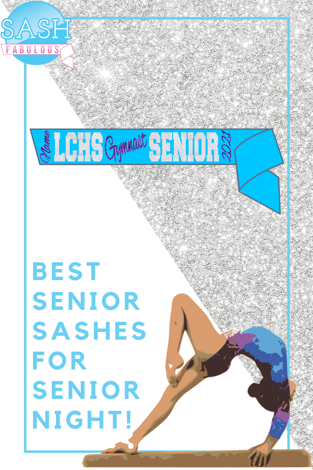 Gymnast Senior Sash Style 8