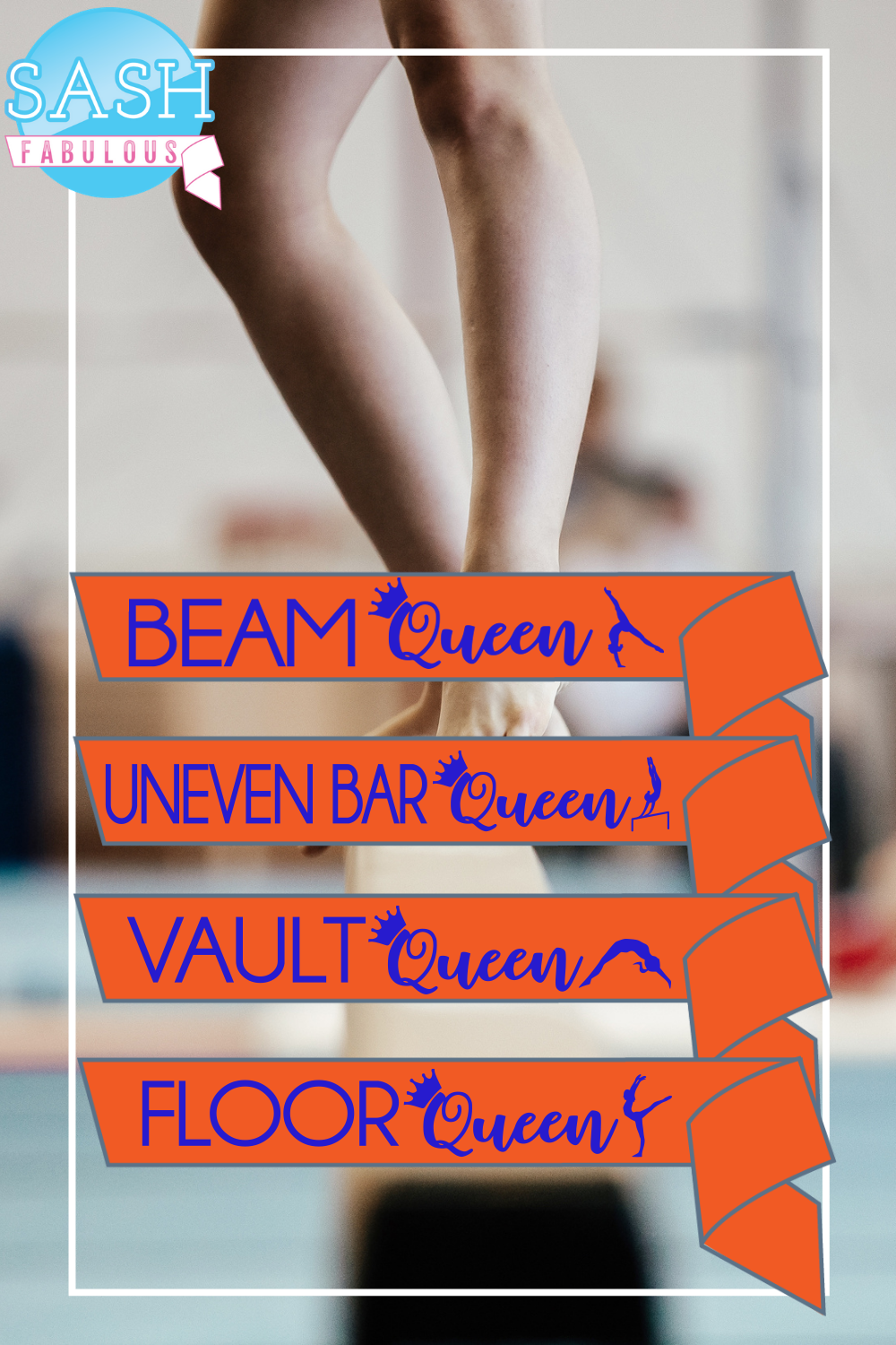 Gymnastics Queen Sashes