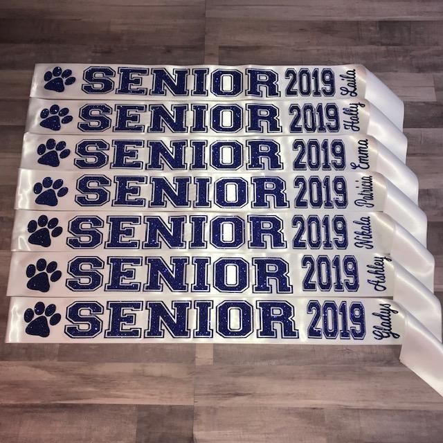 Senior Sash Style 9