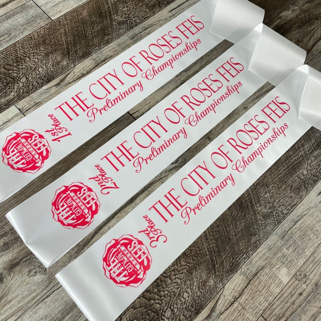 Irish Feis Sash FREE SAMPLE