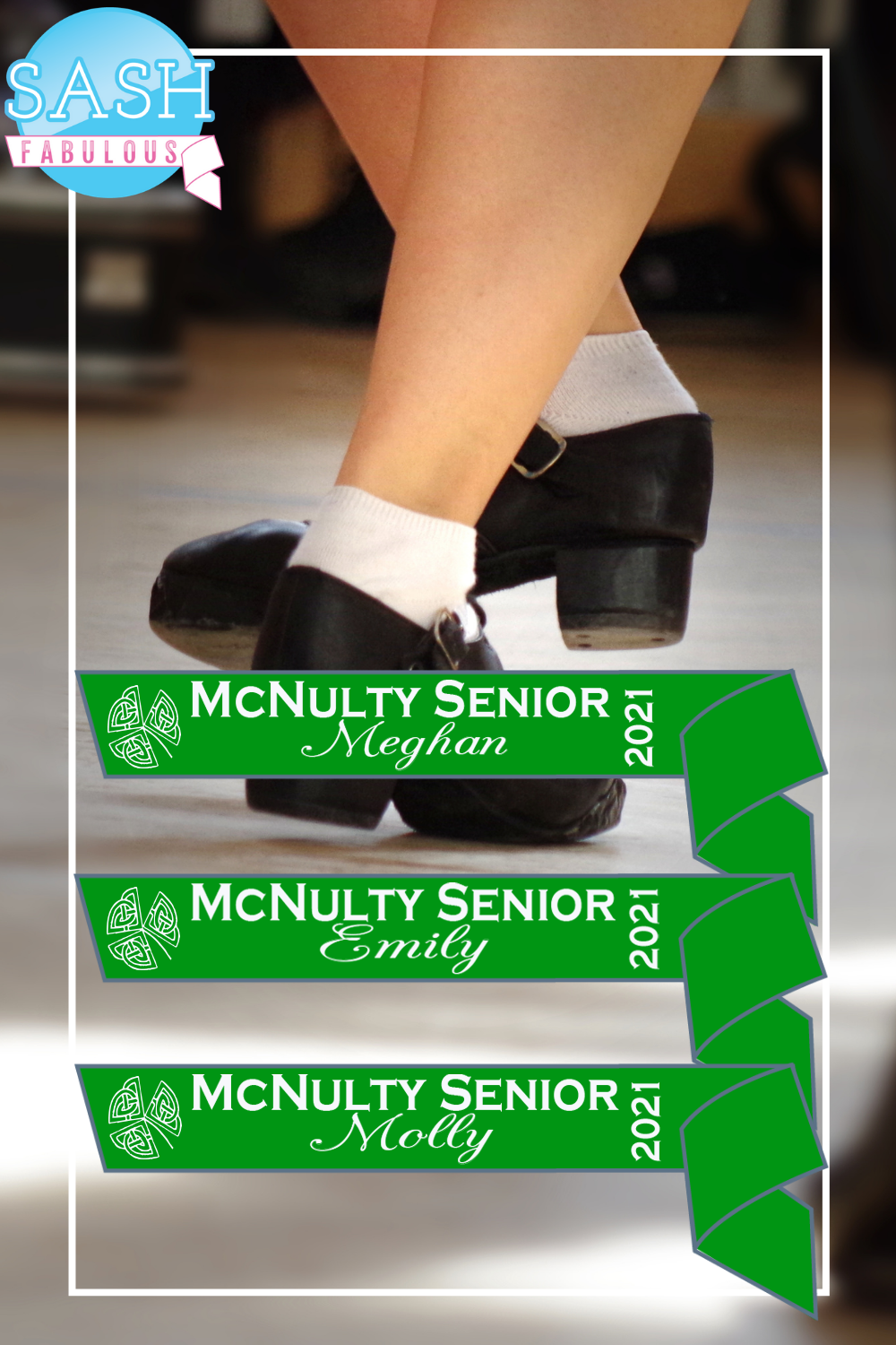 Irish Feis Sash SENIOR