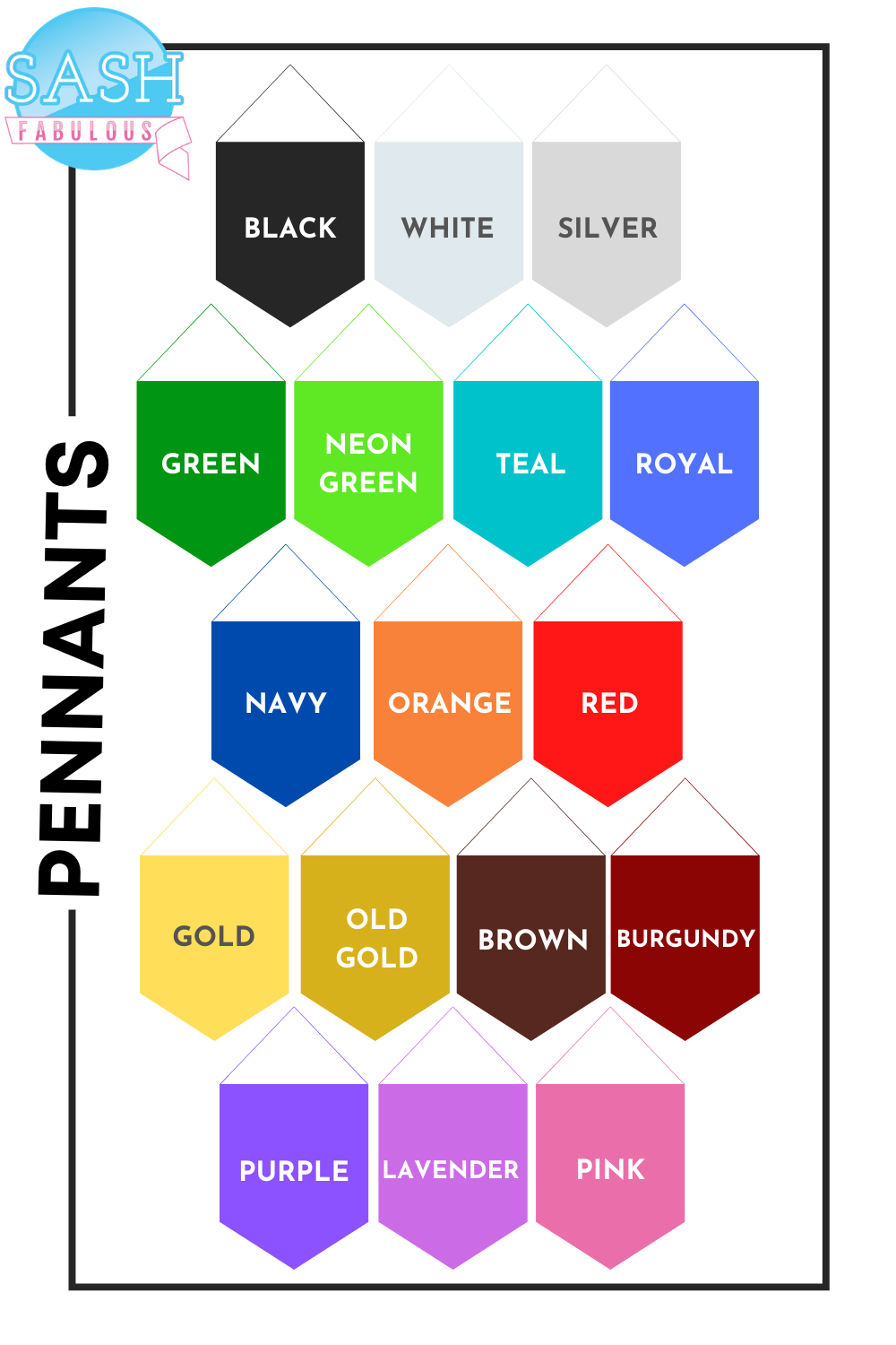 Irish Feis Pennants DELUXE