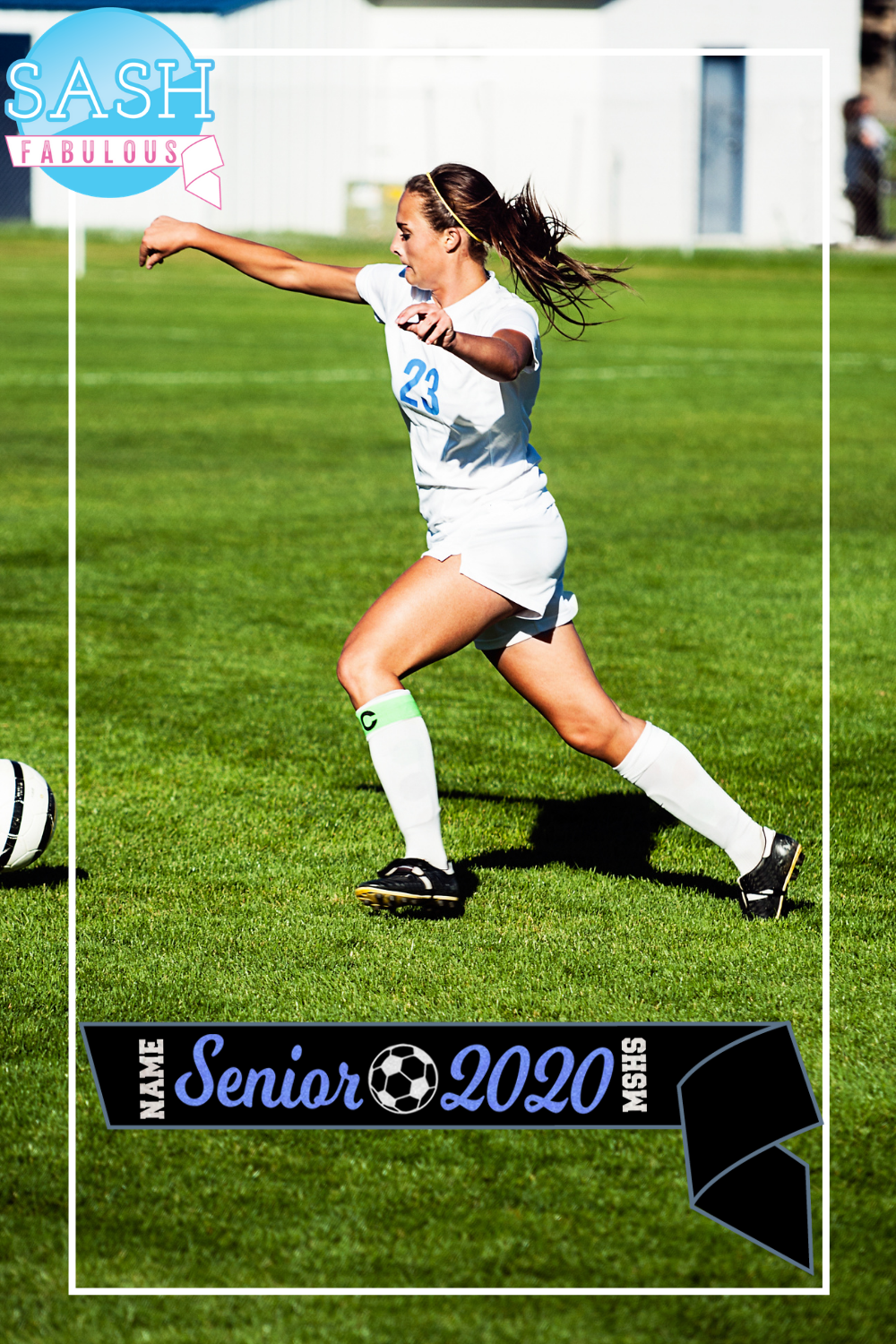 Soccer Senior Sash Style 5