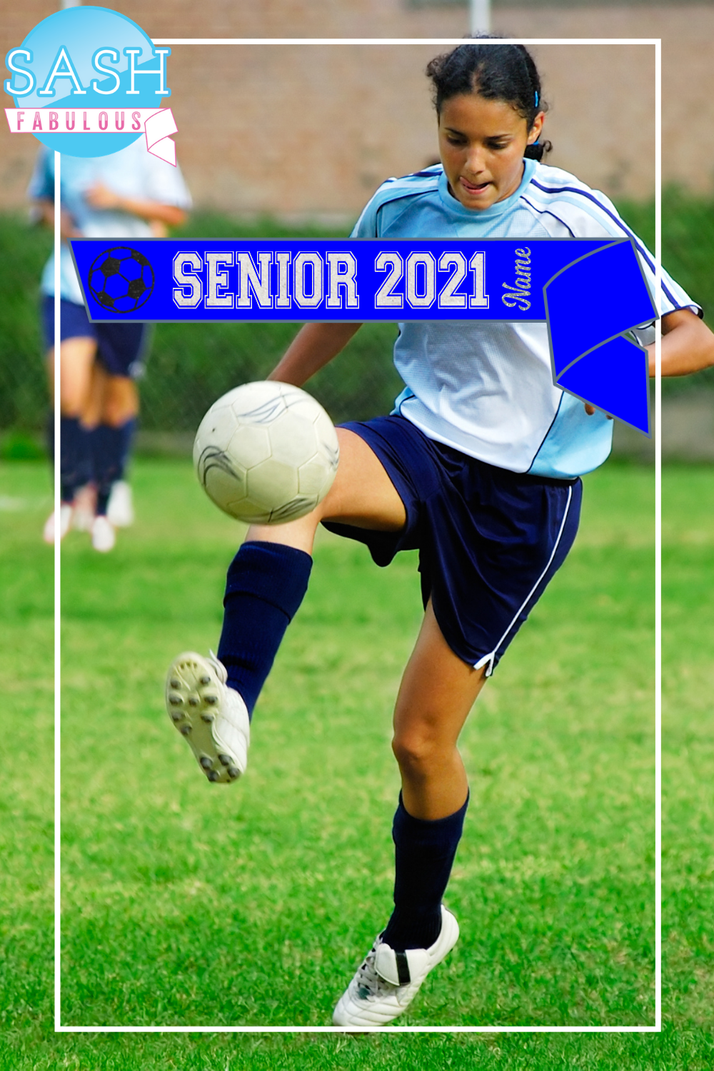 Soccer Senior Sash Style 8