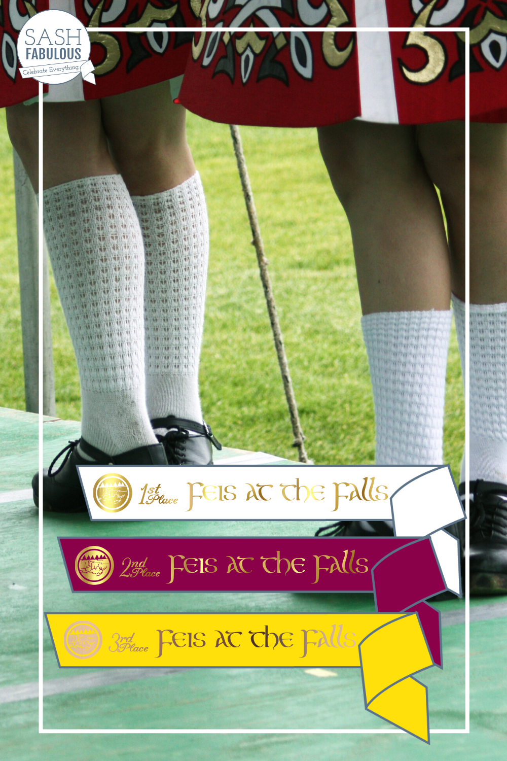 Irish Feis Sash Style 10