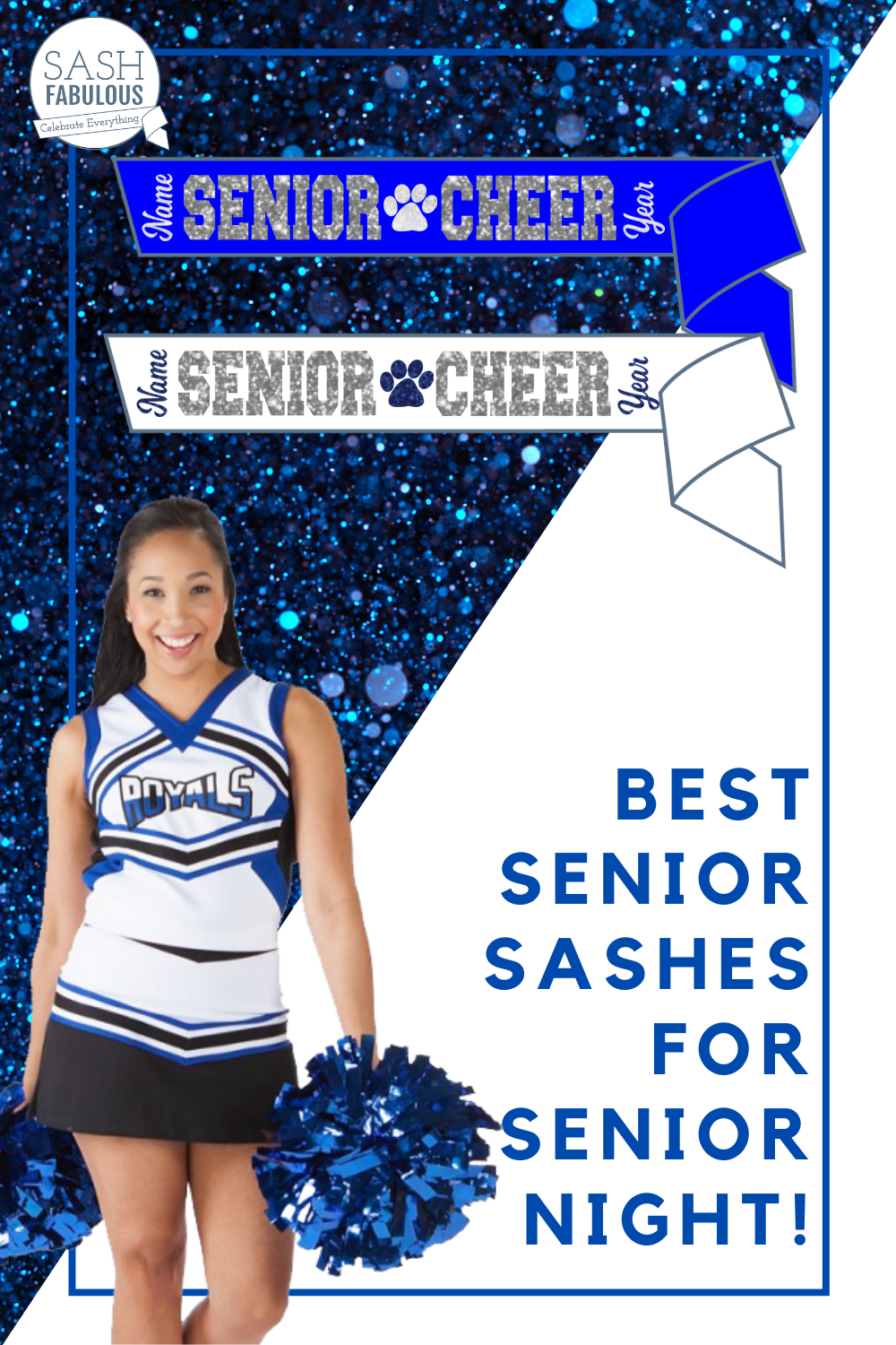 Senior Sash Style 1