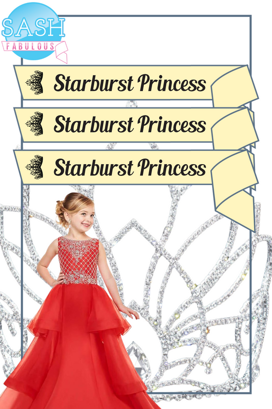 Pageant Sash Style 10