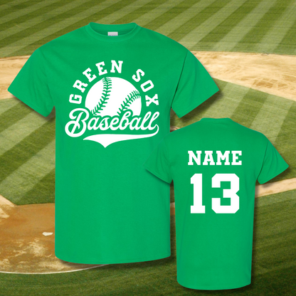 Green Sox Baseball Tail Tee