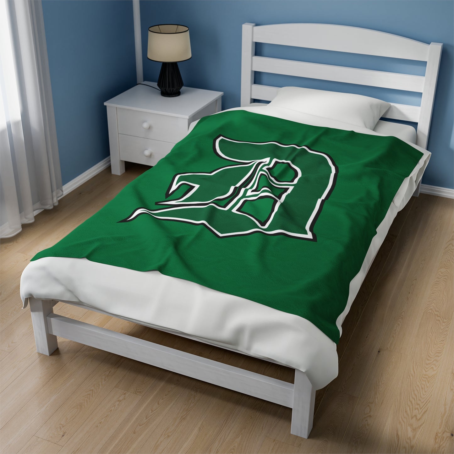 Green Sox Velveteen Plush Blanket 4