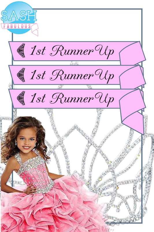 Pageant Sash Style 12