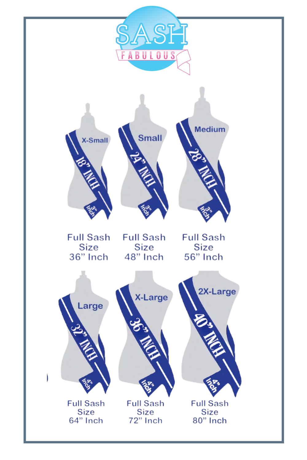Pageant Sash Style 8