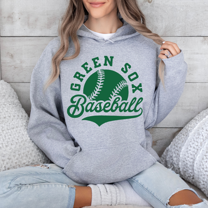 Green Sox Baseball Tail Hoodie