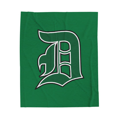 Green Sox Velveteen Plush Blanket 4